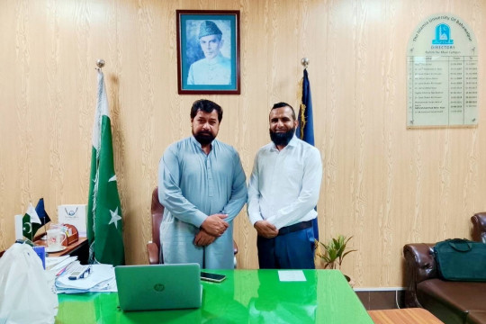 Mr. Naeem Habib, Additional Treasurer, Thal University Bhakkar, visited The Islamia University of Bahawalpur, RYK campus